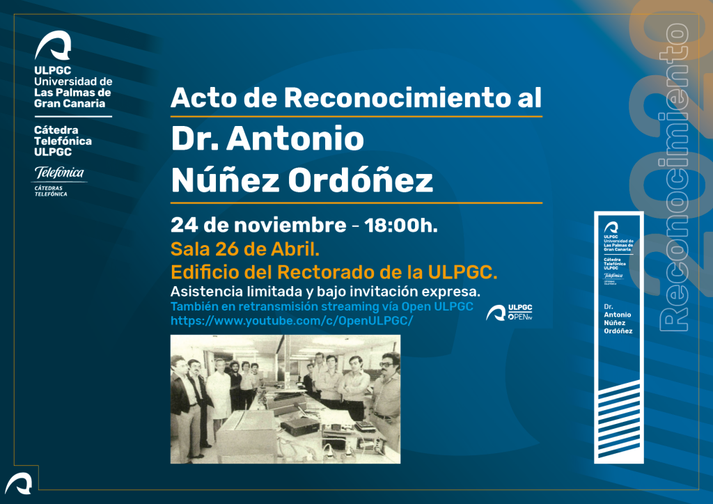 Imagen destacada de (Retransmisión acto de Reconocimiento al Profesor Antonio Núñez Ordóñez)