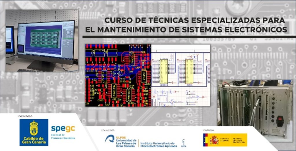 Imagen destacada de (El IUMA colabora con la SPEGC en la impartición del curso “Técnicas Especializadas para el Mantenimiento de Sistemas Electrónicos”)